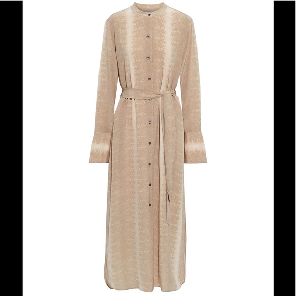 EQUIPMENT FEMME Connell Silk Crepe de Chine Maxi Shirt Dress - Picture 3 of 13